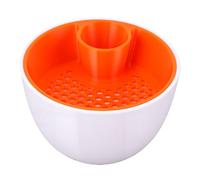 Bonbela Bol à Pistaches en Plastique, Stockage de Coquilles de Noix à | Récipient à Collation Réutilisable avec Compartiment Coque intégré, Accès Facile Seule Main pour la Maison, le Bureau