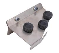 Bonbela Bordure de Chant en Acier Inoxydable avec Molettes Réglables | Coupe des Chants, Finition, Bandes d'étanchéité, Réglage Angulaire de Précision, Base Courbée sans Perçage, Rivets renforcés.