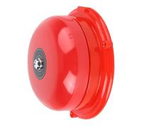 Bonbela Cloche D'alarme Incendie 4 Pouces, Cloche électrique 100db avec | Type de Gâche Interne, Alimentation Filaire, Métal Anticorrosion galvanisé, Compatible 12 V/24 V/220 V pour Installation