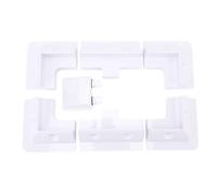 Bonbela Kit de Supports de Montage de Panneaux Solaires, Ensemble de | Plastique ABS Haute Résistance, Résiste aux Températures élevées et au Vieillissement, Boîte de Jonction à Double Trou pour