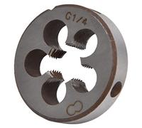 Bonbela Matrice de Filetage G1/4, Matrice de Filetage de Tuyaux en Acier | Construction en Acier allié de qualité Supérieure, Conception à 5 Trous de Copeaux, Durable pour le Filetage des Tuyaux,