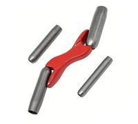 Bonbela Outil de Menuiserie de Maçonnerie 1/2 5/8 3/4 7/8 Pouces Finition | Construction en Aluminium et Fer Inoxydable, pour la Finition des Murs et la Maçonnerie, Compatible avec les Bords du Sol,