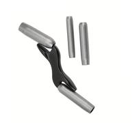 Bonbela Outil de Menuiserie de Maçonnerie 1/2 5/8 3/4 7/8 Pouces Finition | Construction en Aluminium et Fer Inoxydable, pour la Finition des Murs et la Maçonnerie, Compatible avec les Bords du Sol,