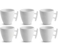 BonBistro Tasse à café Yong Squito 170 ml - Blanc - Pack de 6