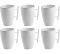 BonBistro Tasses à cappuccino Yong Squito 300 ml - Blanc - 6 pièces