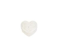Bonbonnière de mariage élégante boîte coeur bougie parfumée en porcelaine décorée avec shopper ST 56516