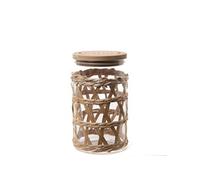 Bonbonnière Rafia 18 cm Salma - - Transparent - Verre