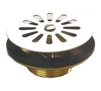 Viega vanne de vidange 107673 G 2000 2000 / 2xDN 80, Inox , corps de soupape laiton, avec crépine