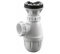 BONDE A GRILLE INOX+SIPHON POUR URINOIR