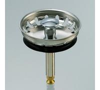Bonde à panier pour évier - commande excentrique - pour évier Franke Euroform EFG 614 jusqu'à l'année de construction 2006 - 54 mm de diamètre