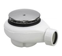 Bonde de douche 90 mm capot chromé - sortie horizontale - Tempoplex VIEGA
