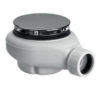 Bonde de douche 90 mm capot chromé - sortie horizontale - Tempoplex VIEGA