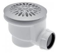 Bonde de douche à grille inox 90 mm - sortie horizontale - 0205075 NICOLL