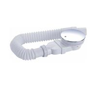 Bonde de douche extra plate 90 mm - Kit de trou d'écoulement pour receveur de douche, siphon de douche avec système anti-odeurs, ta
