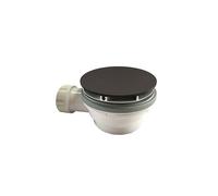 Bonde De Douche Hauteur 64 Mm Couvercle Extra Plat Chrome Noir Brosse Robinetterie VIDAGES - CRISTINA ONDYNA AD45575