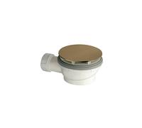 Bonde De Douche Hauteur 64 Mm Couvercle Extra Plat Or Rose Brosse Pvd Robinetterie VIDAGES - CRISTINA ONDYNA AD45534P