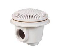 Bonde de fond Hayward ANTI VORTEX 2 pouces pour piscine liner coloris blanc