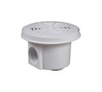 Bonde de fond Hayward - piscine béton/liner* - Blanc