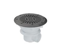 Bonde de fond liner de coloris gris anthracite pour piscine enterrée