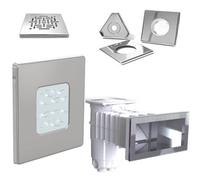 Bonde de fond Weltico Liner + contre brille et grille inox