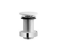Bonde de lavabo Laufen H591LA37570001 74x74 mm, pour lavabos sans trop-plein, non obturable, blanc mat