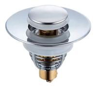 Bonde de Lavabo Universelle 32-42 mm, Bouchon de Vidange Amélioré pour Évier et Baignoire