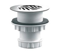 Bonde de receveur D60 + grille marguerite D85 sortie verticale - VALENTIN - 00 575100 000 00