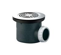 Bonde de receveur D90 + grille marguerite D115 sortie horizontale VALENTIN 00 571000 000 00
