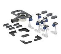 Bonde de receveur de douche Geberit Duofix 551566001 avec 7 pieds longs, hauteur du joint d'étanchéité 50 mm