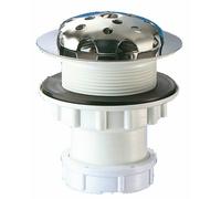 Delabie Vanne d'écoulement 785000 pour urinoir sur pied — écoulement vertical D40 mm avec écrou