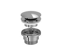 Bonde de vidage clic-clac pour lavabo et vasque chrome