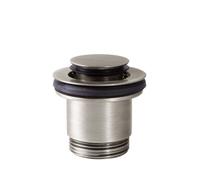 Bonde de vidage clic-clac Simple-Rapid pour lavabo Acier - TRES 24284020AC