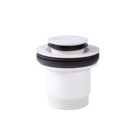 Bonde de vidage clic-clac Simple-Rapid pour lavabo Blanc mat - TRES 24284020BM