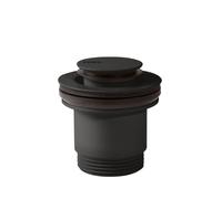 Bonde de vidage clic-clac Simple-Rapid pour lavabo Noir mat - TRES 24284020NM