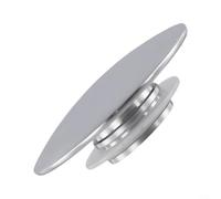 Bonde de vidage de lavabo avec bouton poussoir pour lavabo de salle de bain et cuisine avec filetage M8 et joint d'étanchéité de 40 mm de diamètre 66 mm