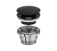 Bonde de vidage clic-clac pour lavabo et vasque Noir mat