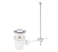 Bonde de vidage pour lavabo - Évacuation élégante - Tringle de traction - Utilisation commerciale