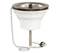 Bonde d'évier en PVC - diamètre 60 mm - pour évier gres VALENTIN