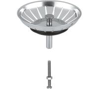 Bonde d'évier GROHE, Inox, À grille, Pour intérieur