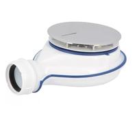 BONDE EXTRAPLATE RECEVEUR DOUCHE 90 Turboflow XS capot ABS CHROME