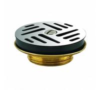 Valentin Bonde de lavabo laiton - écoulement libre - grille Ø63 mm - serrage 0/55 mm