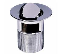 Wirquin Bonde de lavabo WIRQUIN PRO 30723427 en laiton à clapet rotatif avec trop-plein chromé