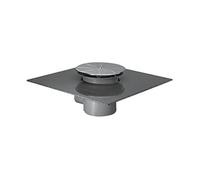 Bonde siphoïde D90mm avec enjoliveur, sortie horizontale, chromé Réf D5816AA