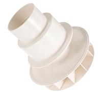 Bonde Siphonique de Pluie Dn110 PVC pour Toit et Mur Latéral | Drainage, Entretien Réduit, Anti-débordement, Système à Siphon, Finition Blanche