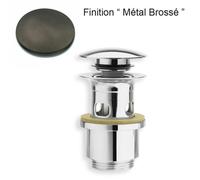 BONDE UP&DOWN NF LAVABO AVEC TROP PLEIN 25-49 mm METAL BROSSE - CRISTINA ONDYNA BUP0477