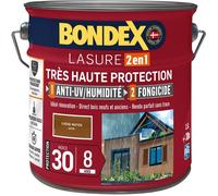Bondex Lasure bois 8 ans Indice 30 – Chêne moyen Satin 2,5 L
