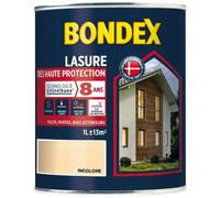 BONDEX Lasure Haute Protection - Incolore Satin 1L