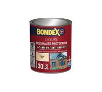 Bondex Lasure Très Haute Protection 8 ans Extérieur Anti-UV/Humidité Satin 1L Incolore