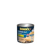 BONDEX - Vernis 2 en 1 Haute Résistance - Protège et Embellit le bois - Incolore Mat - 0,5 Litre