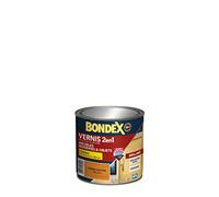 BONDEX - Vernis - Protège et Embellit le Bois - Brillant - 0,25l - Chêne moyen